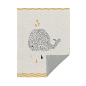 Lässig Gebreide Deken 75x100 - Little Water Whale - 75x100