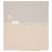 Koeka Ledikantdeken Wafel/Flanel Antwerp - 100x150 cm. - Sand/Misty Grey