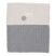 Koeka Ledikantdeken Wafel/Flanel Antwerp - 100x150 cm. - Steel Grey/Pebble