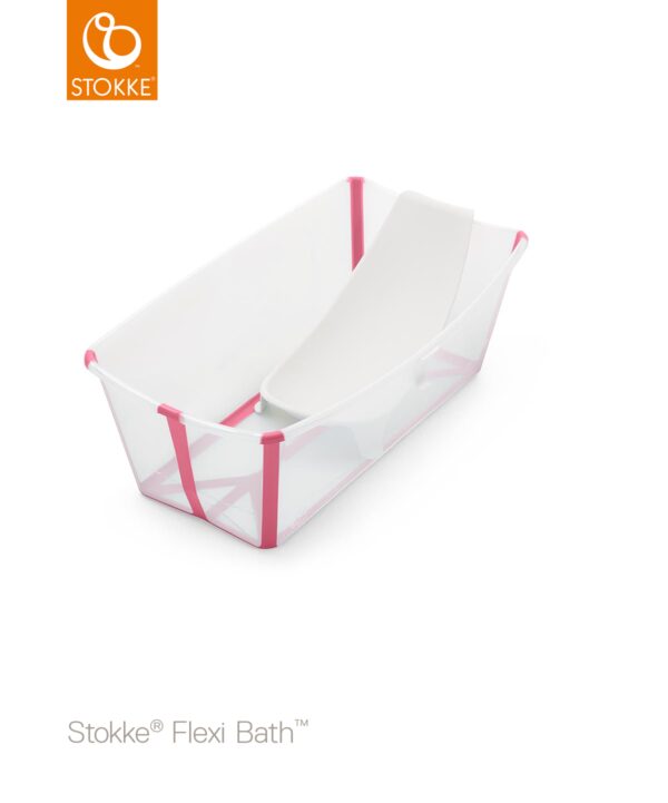 Stokke® Flexi Bath® Bundel - Transparent Pink