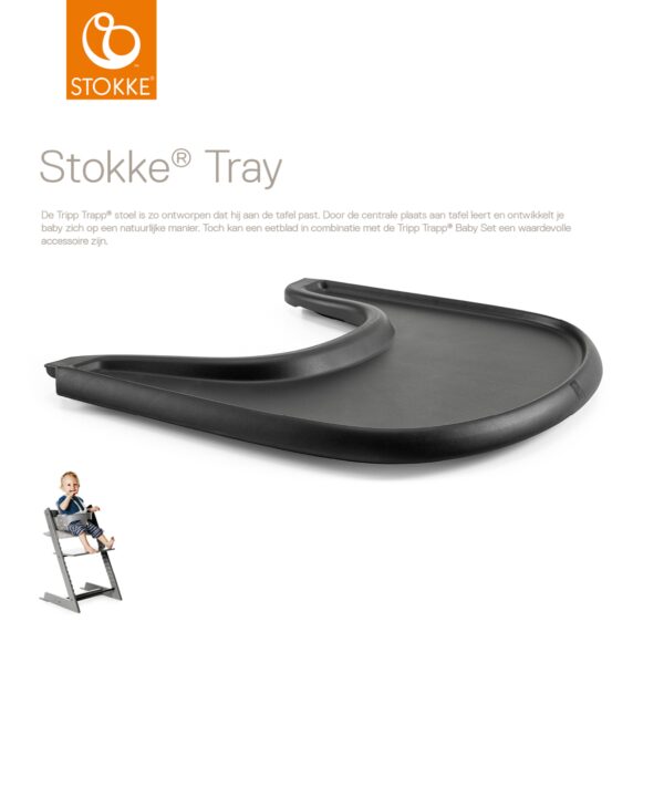 Stokke® Tripp Trapp® Tray Tafelblad - Black
