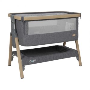 Tutti Bambini Cozee Bedside Wieg - 80x51 cm. - Oak/Charcoal