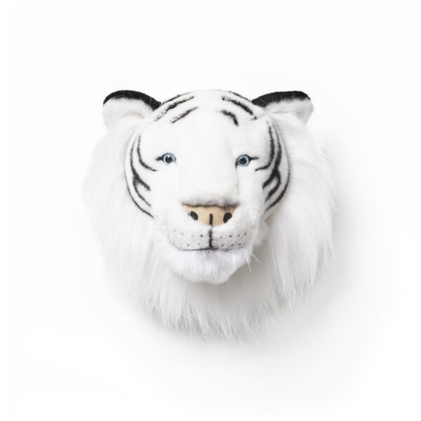 Wild & Soft Dierenkop Pluche - Witte Tijger Albert