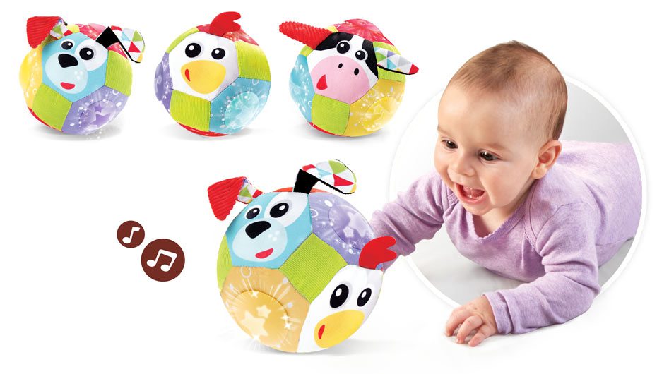 Yookidoo Speelbal voor Baby met Licht en Muziek