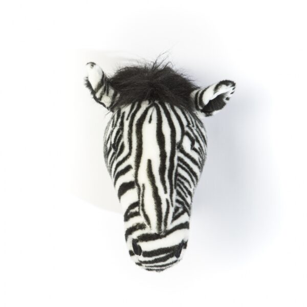 Wild & Soft Dierenkop Pluche - Zebra Daniel