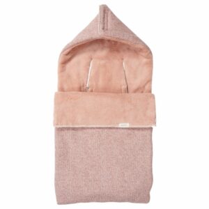 Koeka Baby Voetenzak Vigo Teddy (3/5-puntsgordel) - Old Pink/Shadow Pink