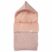Koeka Baby Voetenzak Vigo Teddy (3/5-puntsgordel) - Old Pink/Shadow Pink