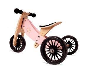 Kinderfeets TinyTot Plus 2-in-1 Loopfiets - Rose