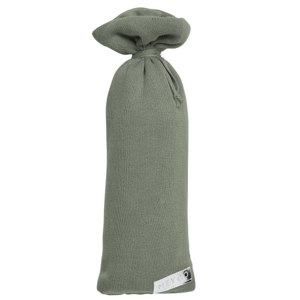 Meyco Kruikenzak Knit Basic Melange - Forest Green