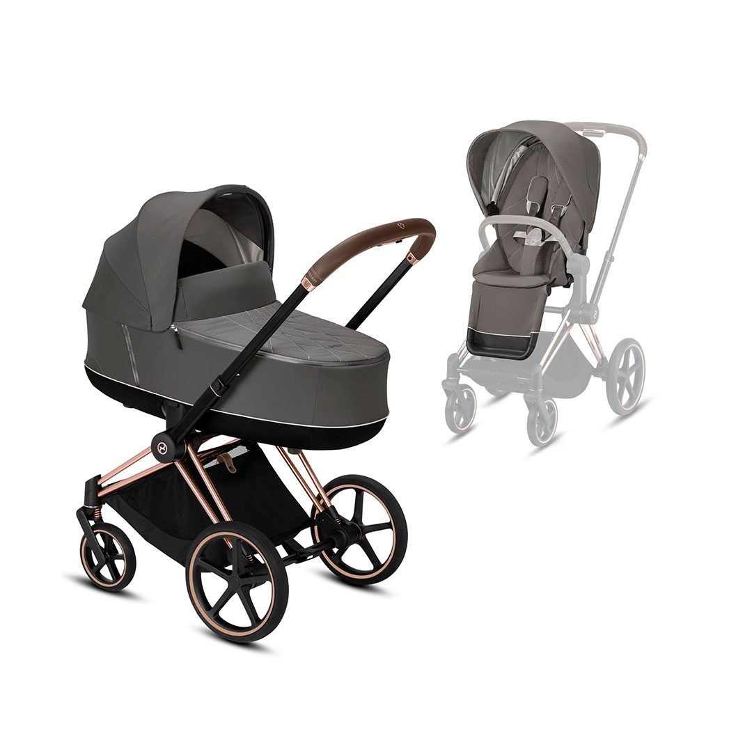 Cybex Priam Compleet Kinderwagen - Rosegold Frame online kopen - Baby Plus  - Babywinkel