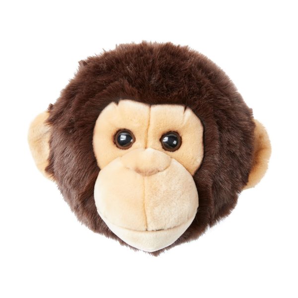 Wild & Soft Dierenkop Pluche - Aap Joe