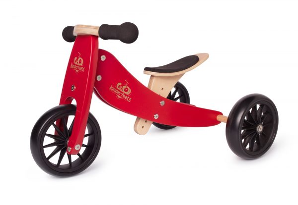 Kinderfeets TinyTot 2-in-1 Fiets - Cherry Red