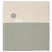 Koeka Wiegdeken Wafel/Flanel Antwerp - 75x100 cm. - Shadow Green/Soft Sand