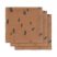 Jollein Hydrofiel Monddoekje 3-Pack - 31x31 cm. - Spot Caramel