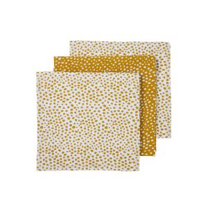 Meyco Hydrofiele Luiers 3-pack - 70x70 - Cheetah Honey Gold