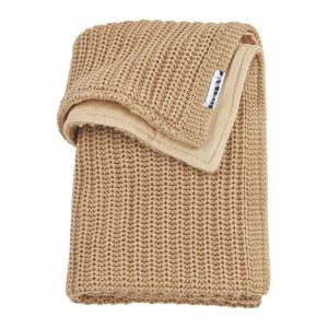 Meyco Wiegdeken Herringbone Velvet - 75x100 cm. - Sand