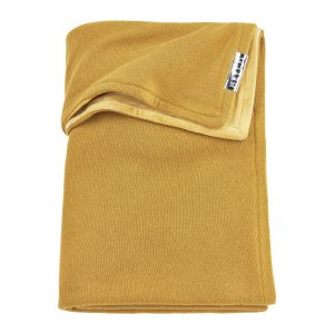 Meyco Wiegdeken Knit Basic Velvet - 75x100 cm. - 75x100 - Honey Gold
