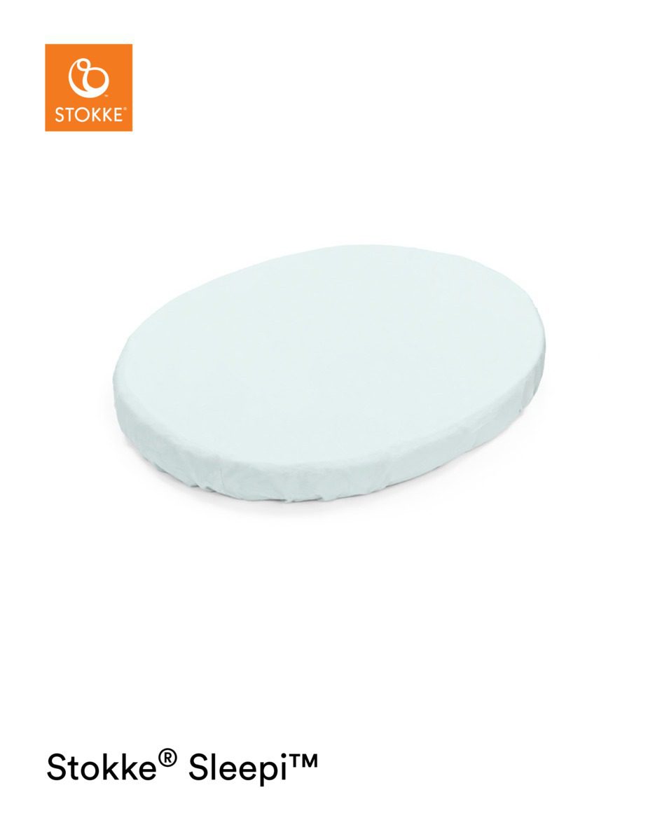 Stokke® Sleepi™ Mini Hoeslaken - 80 cm. - Powder Blue