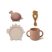 Liewood Vivi Siliconen Set - Dino Rose Multi Mix