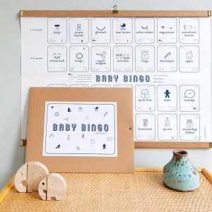 Label of the Elements Baby Bingo Poster