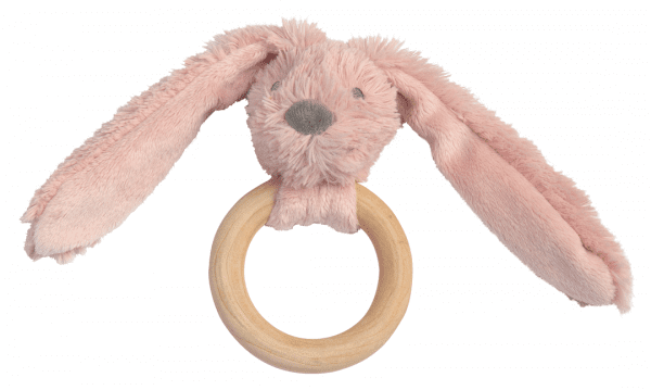 Happy Horse Rabbit Richie Houten Bijtring - Old Pink