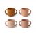 Liewood Gene Siliconen Kop 4-Pack - Cat Rose Multi Mix