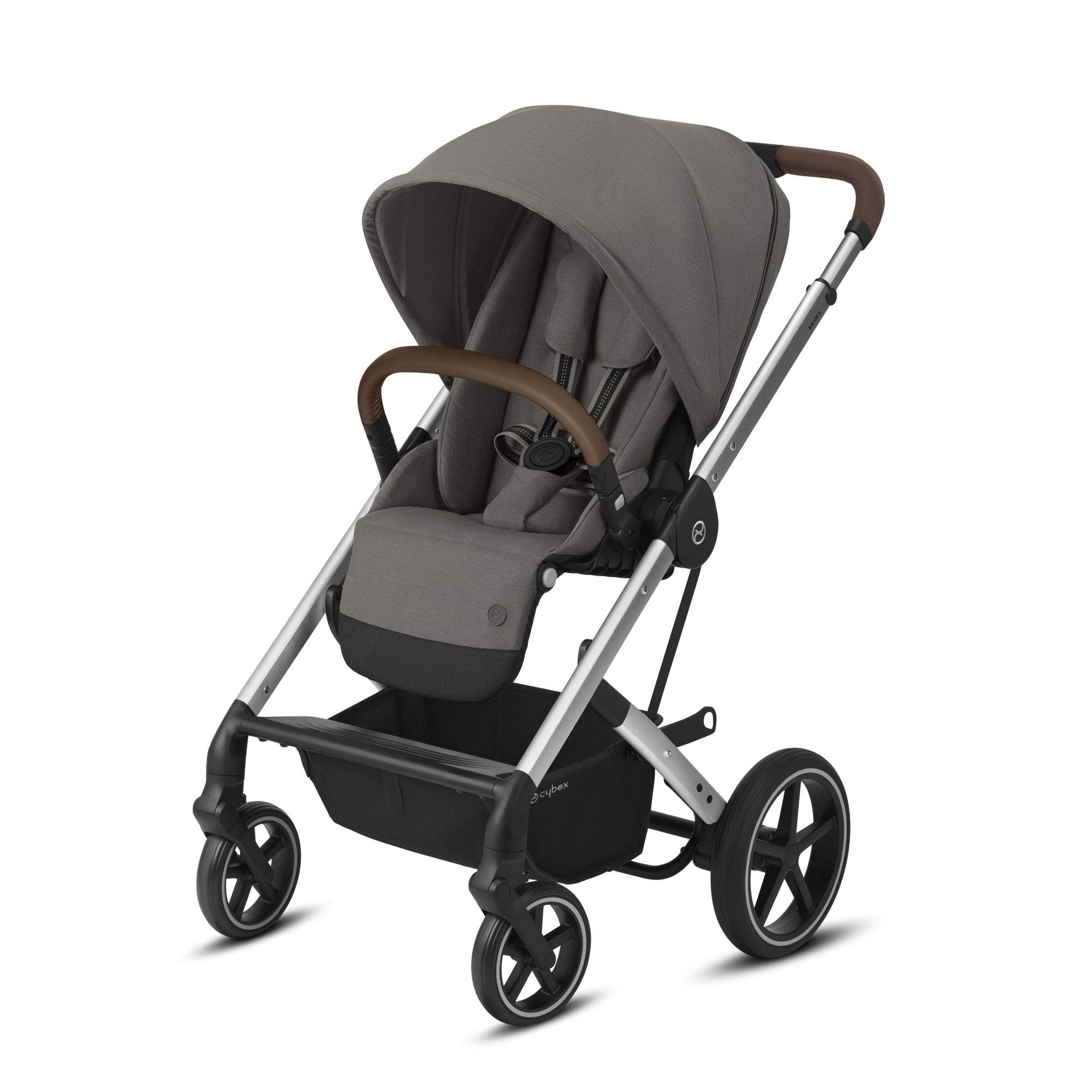 Cybex Balios S Lux Kinderwagen - Zilveren Frame - Soho Grey