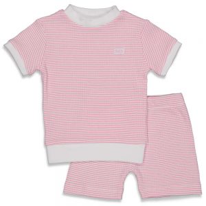 Feetje Pyjama Kort Wafel - Pink - 56
