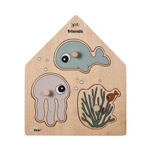 Done by Deer Peg Puzzle Sea Friends