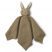 Liewood Milo Knit Knuffeldoekje - 35x35 cm. - Rabbit Oat