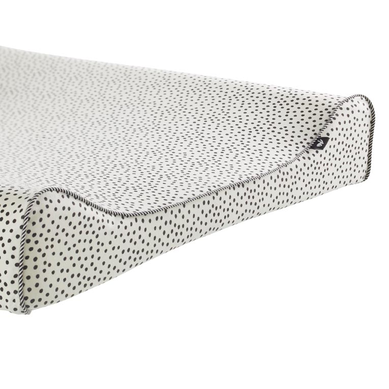 Mies & Co Aankleedkussenhoes - 50x70 cm. - Cozy Dots Offwhite