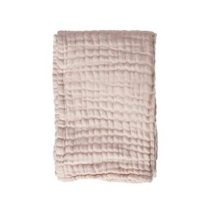 Mies & Co Mousseline Ledikantdeken - 110x140 cm. - Soft Pink