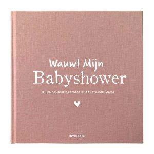 Pink Peach Mijn Babyshower Invulboek - Pink