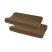 Meyco Aankleedkussenhoes Basic Jersey 2-pack - 50x70 cm. - Chocolate