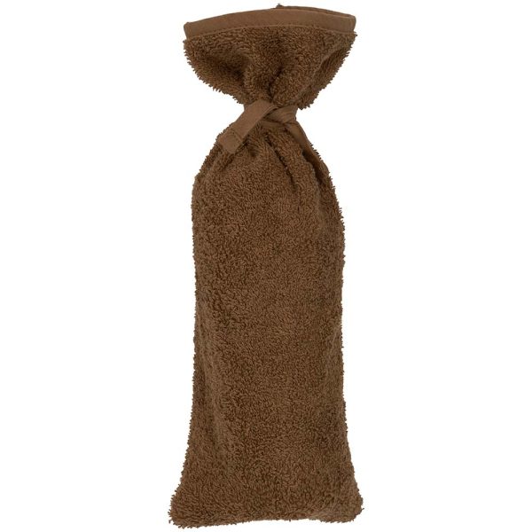 Meyco Kruikenzak Basic Badstof - Chocolate