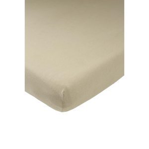 Meyco Jersey Hoeslaken Ledikant - 60x120 cm. - Taupe