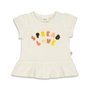 Feetje T-Shirt Spread Love - Have A Nice Daisy - OffWhite - 68