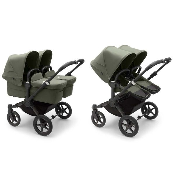 Bugaboo Donkey5 Compleet - Black/Forest Green/Forest Green - Twin