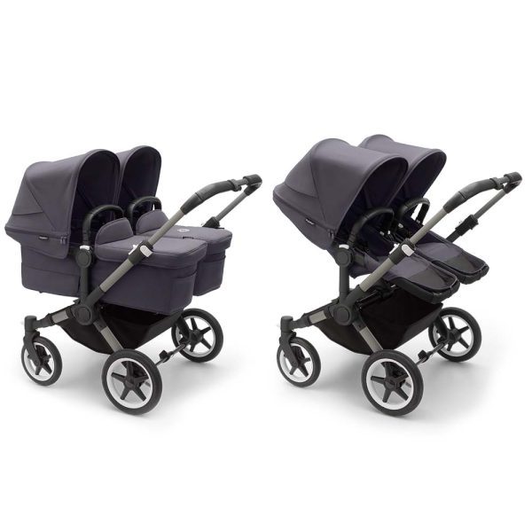 Bugaboo Donkey5 Compleet - Graphite/Stormy Blue/Stormy Blue - Twin