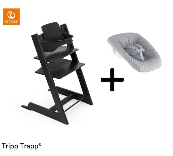 Stokke® Tripp Trapp® Compleet + Newborn Set™ - Black