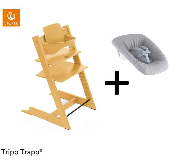 Stokke® Tripp Trapp® Compleet + Newborn Set™ - Sunflower Yellow