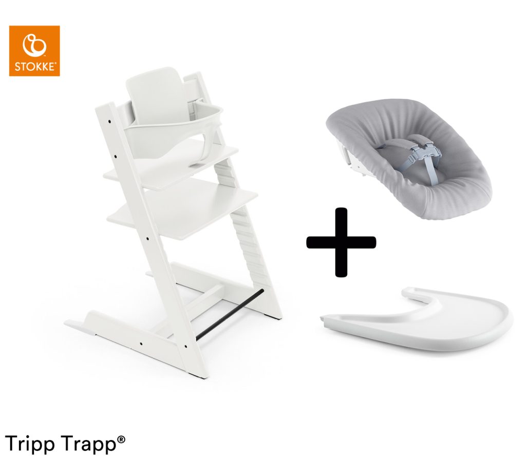 Stokke® Tripp Trapp® Compleet + Newborn Set™ + Tray online kopen Baby Plus Babywinkel