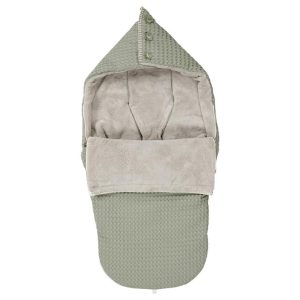 Koeka Buggy Voetenzak Wafel/Teddy Oslo - Shadow Green/Misty Grey