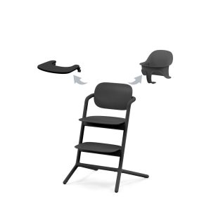 Cybex Lemo Kinderstoel 3-in-1 Set - Stunning Black