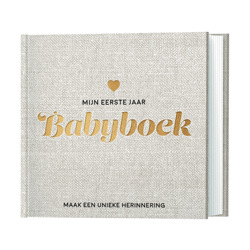 linnen piramide Sjah Mijn Eerste Jaar Babyboek - Maak Een Unieke Herinnering online kopen - Baby  Plus - Babywinkel