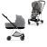 Cybex Mios 4 Kinderwagen Compleet Plus - Chrome Black Frame - Manhattan Grey