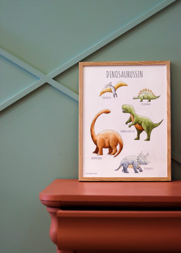 Juulz Poster - Dinosaurussen - 50x70 cm.