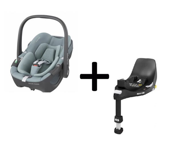 Maxi-Cosi Pebble 360 + Familyfix 360 Base - Essential Grey