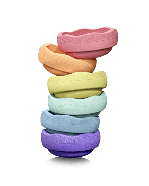 Stapelstein Rainbow Pastel