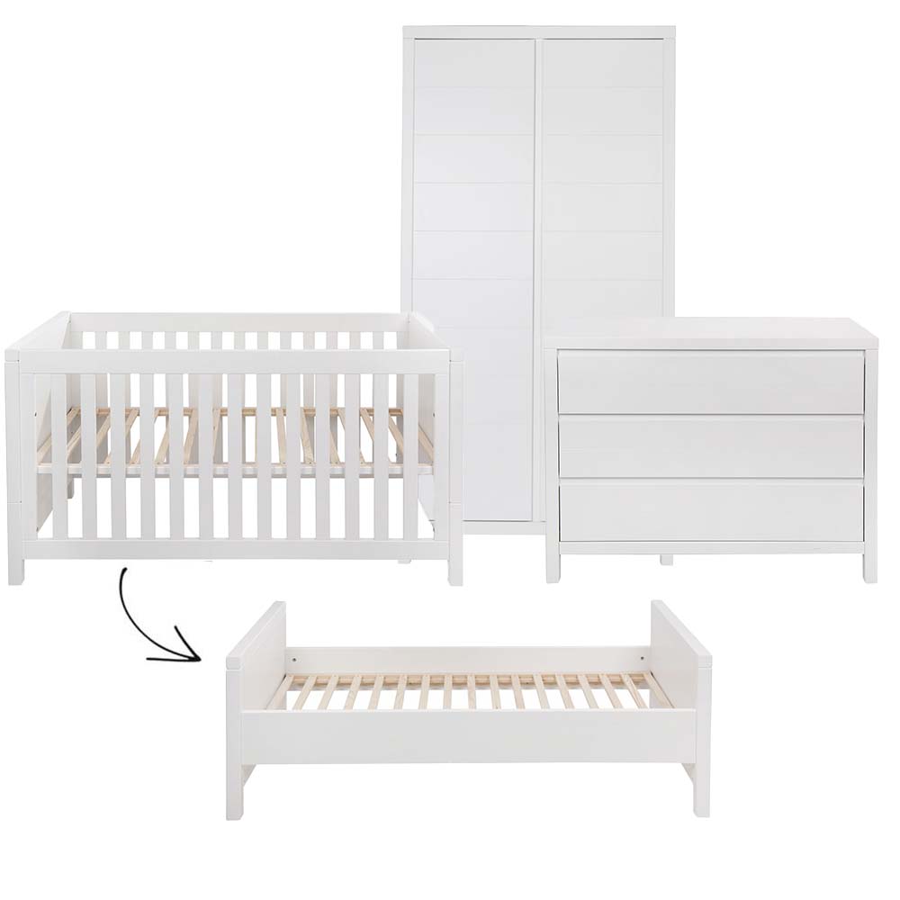 Quax Stripes Kinderkamer 3-Delig - White